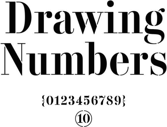 Drawing Numbers