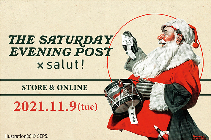 The Saturday Evening Post』×salut! コラボレーションアイテム 